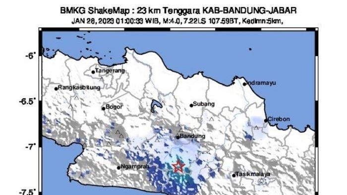 Waspada Aktivitas Sesar Garsela Sebabkan Gempa M 4,0 di Kabupaten Bandung, Ini Kata BMKG