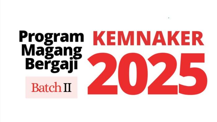 Jadwal Pendaftaran Program Magang Nasional 2025 Batch 2, Lengkap dengan Tata Cara Daftarnya