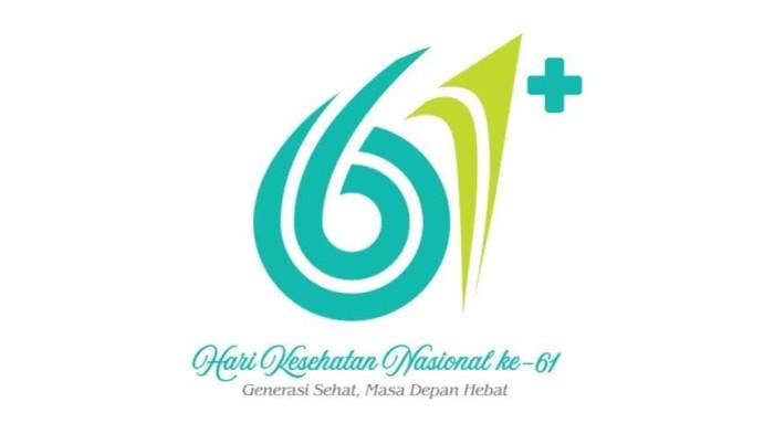 Logo Hari Kesehatan Nasional ke 61
