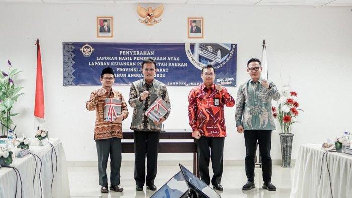Wakil Ketua DPRD Kabupaten Ciamis Hadiri Penerimaan Penghargaan Opini WTP Dari BPK RI