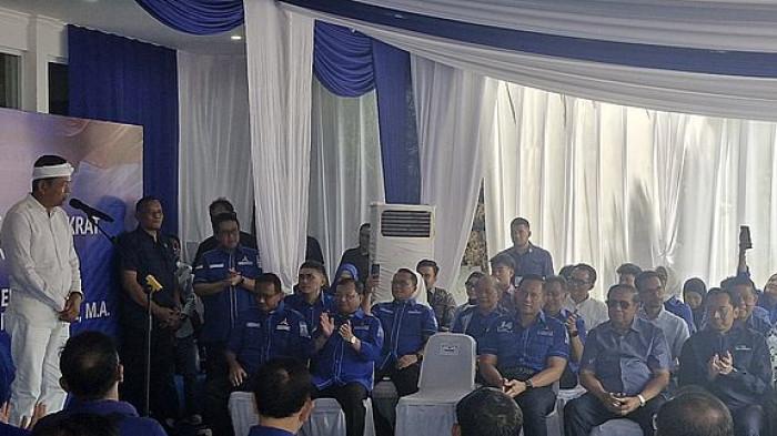 Saat AHY, SBY dan KDM Bertemu di Acara Peresmian Kantor DPD Partai Demokrat Jabar