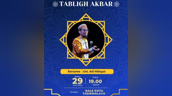 Tablig Akbar Ustaz Adi Hidayat akan Digelar di Tasikmalaya untuk Umum, Berikut Profilnya