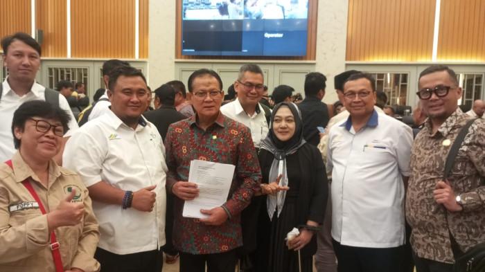 AUDIENSI - Datang dan Audiensi dengan DPR RI, FPHJ Minta Kementerian Kehutanan Tolak Reforma Agraria