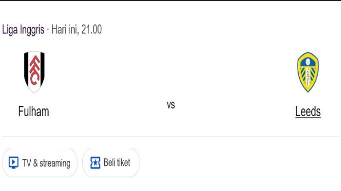Prediksi Skor dan Susunan Pemain Fulham VS Leeds United, Adu Tajam Jimenez dan Gnonto