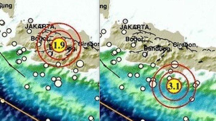 GEMPA BANDUNG PANGANDARAN - Sebelum gempa bumi terkini di Jawa Barat mengguncang Pangandaran, Selasa (5/5/2026) pagi, terjadi 2 kali gempa di Pangandaran dan Bandung pada Selasa dini hari.
