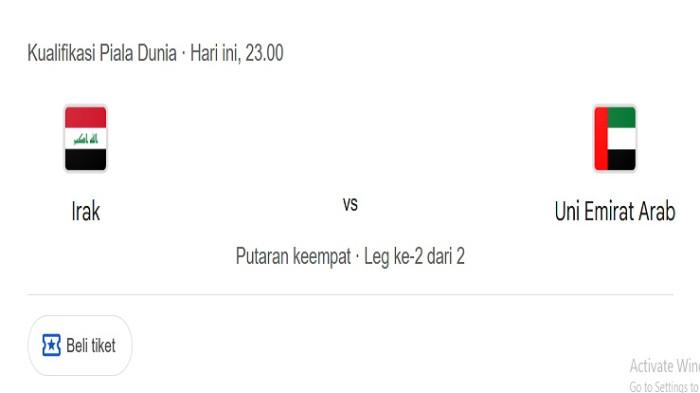 Prediksi Skor dan Susunan Pemain Irak VS Uni Emirat Arab, Adu Tajam Hussein dan Lucas