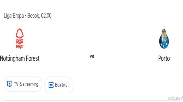 Prediksi Skor dan Susunan Pemain Nottingham Forest VS Porto, Adu Tajam Wood dan Sainz
