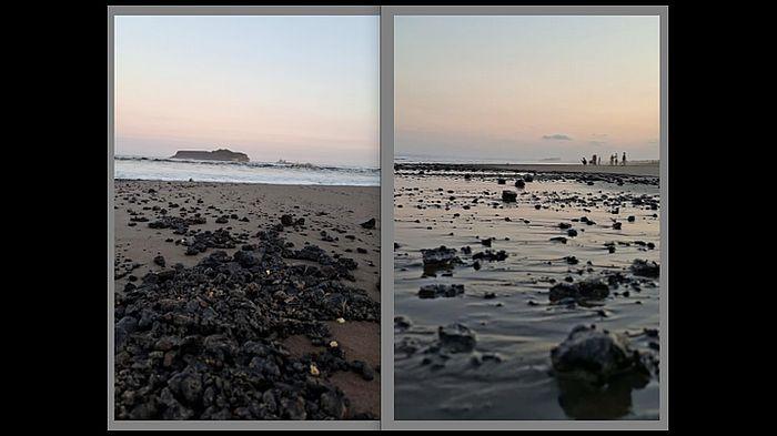 TERCEMAR BATU BARA - Kondisi kawasan wisata pantai sekaligus wilayah konservasi pesisir di Kabupaten Pangandaran, Jawa Barat, menghadapi ancaman serius terhadap kelestarian lingkungannya setelah material batu bara berceceran di sejumlah titik bibir pantai, Kamis (18/6/2026) pagi.