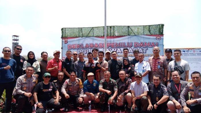 Polda Jabar Deklarasikan Pemilu 2024 Damai di Sumedang, Gandeng Semua Pemred Media di Jawa Barat