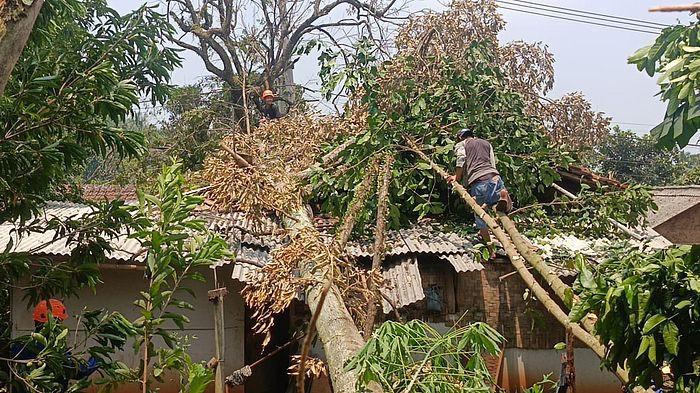 Ratusan Rumah di Cianjur Rusak Diterjang Angin Kencang