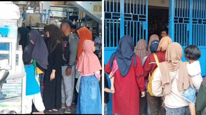Toko Perlengkapan Sekolah di Tasikmalaya Diserbu Pengunjung, Pemilik Terapkan Sistem Buka-Tutup