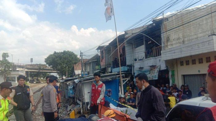 Seorang Wanita Tewas Tertemper KA Feeder di Cimahi, Jasad Ditemukan Terbaring Samping Rel