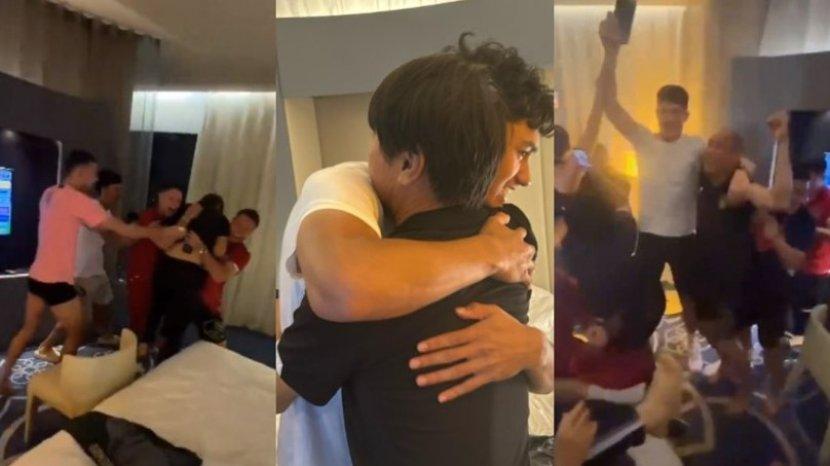 Detik-detik Pemain Timnas Geruduk Kamar Shin Tae-yong, Lolos 16 Besar Piala Asia 2023
