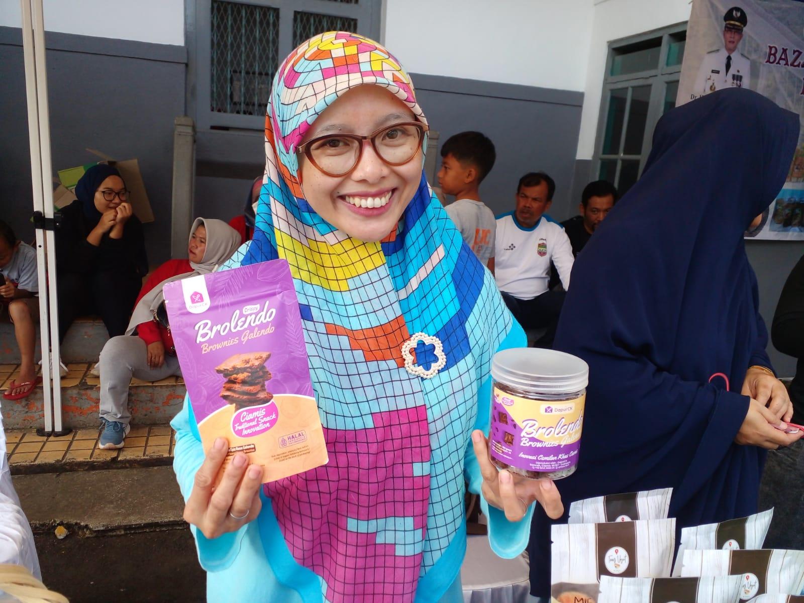 Menggabungkan Galendo dan Brownies, Lahirlah Kuliner Brolendo Ciamis
