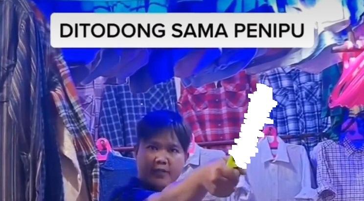 UPDATE Pedagang Baju Cimol di Gedebage yang Ancam Pembeli Pakai Pisau Kini Mulai Diburu Polisi