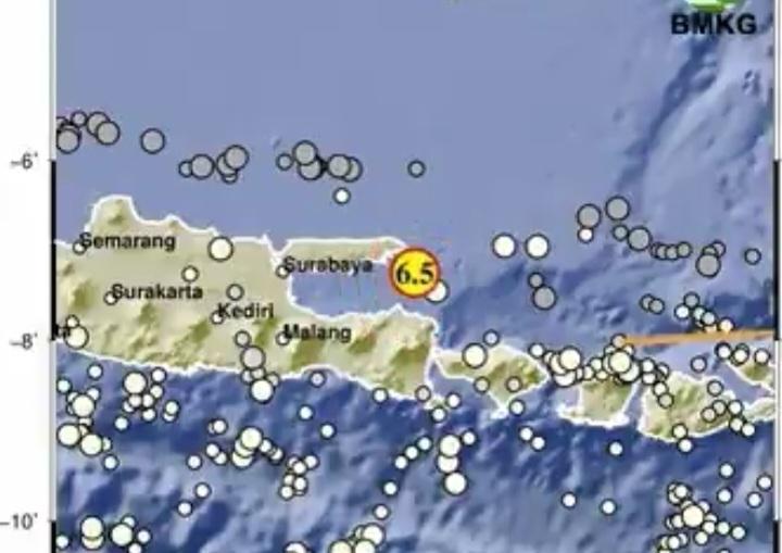Gempa Terkini Mag 6,5 Mengguncang Sumenep Jatim, Ini Kata BMKG