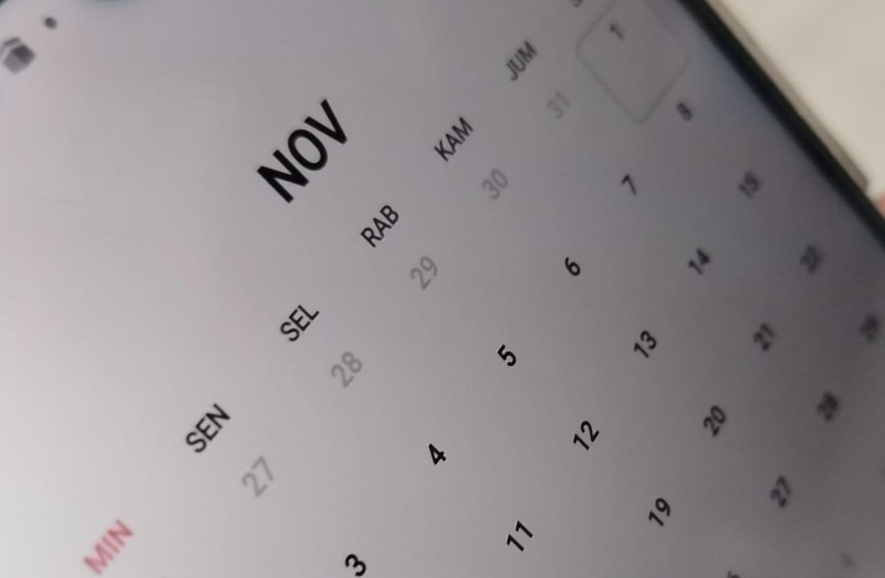 Kalender NOVEMBER 2025 Jadwal Long Weekend Minggu Pertama dan Hari Nasional Sepanjang Bulan