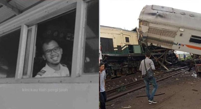 Fakta-fakta Julian Dwi Setiyono, Masinis KA Lokal Baraya yang Gugur: Taat Agama-Bapak dari Satu Anak