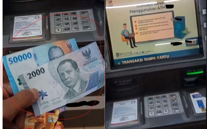 VIRAL Niat Hati Tarik Uang di ATM, Pria Ini Malah Dapat Pecahan Uang 2.000 Rupiah