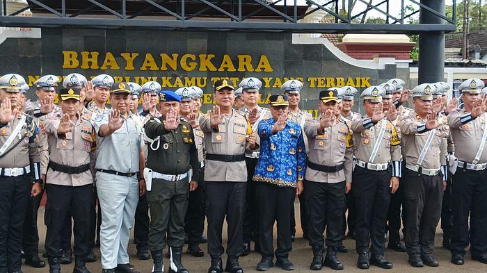 Operasi Zebra Lodaya 2025 Dimulai, Polres Ciamis Fokus Bangun Sadar Berlalu Lintas dari Diri Sendiri