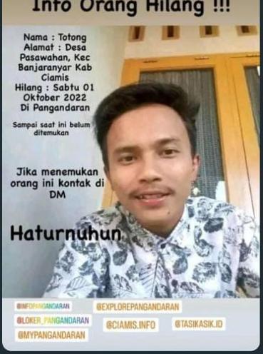 Mulai Terkuak, Pemuda yang Tewas Ternyata Warga Ciamis, Pamit Terakhir ke Kafe