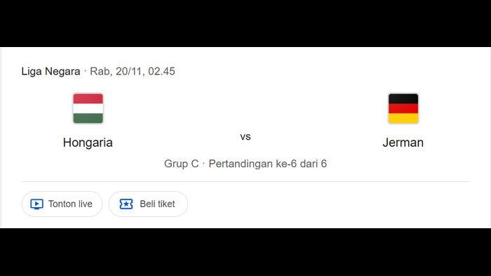 Prediksi Skor dan Susunan Pemain  Hongaria vs Jerman Dini Hari Nanti, Lengkap Link Live Streaming