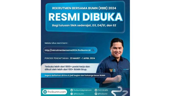 3 Peserta yang Tak Bisa Ikut Daftar Perekrutan BUMN 2024 Tahun Ini, Siapa Mereka?