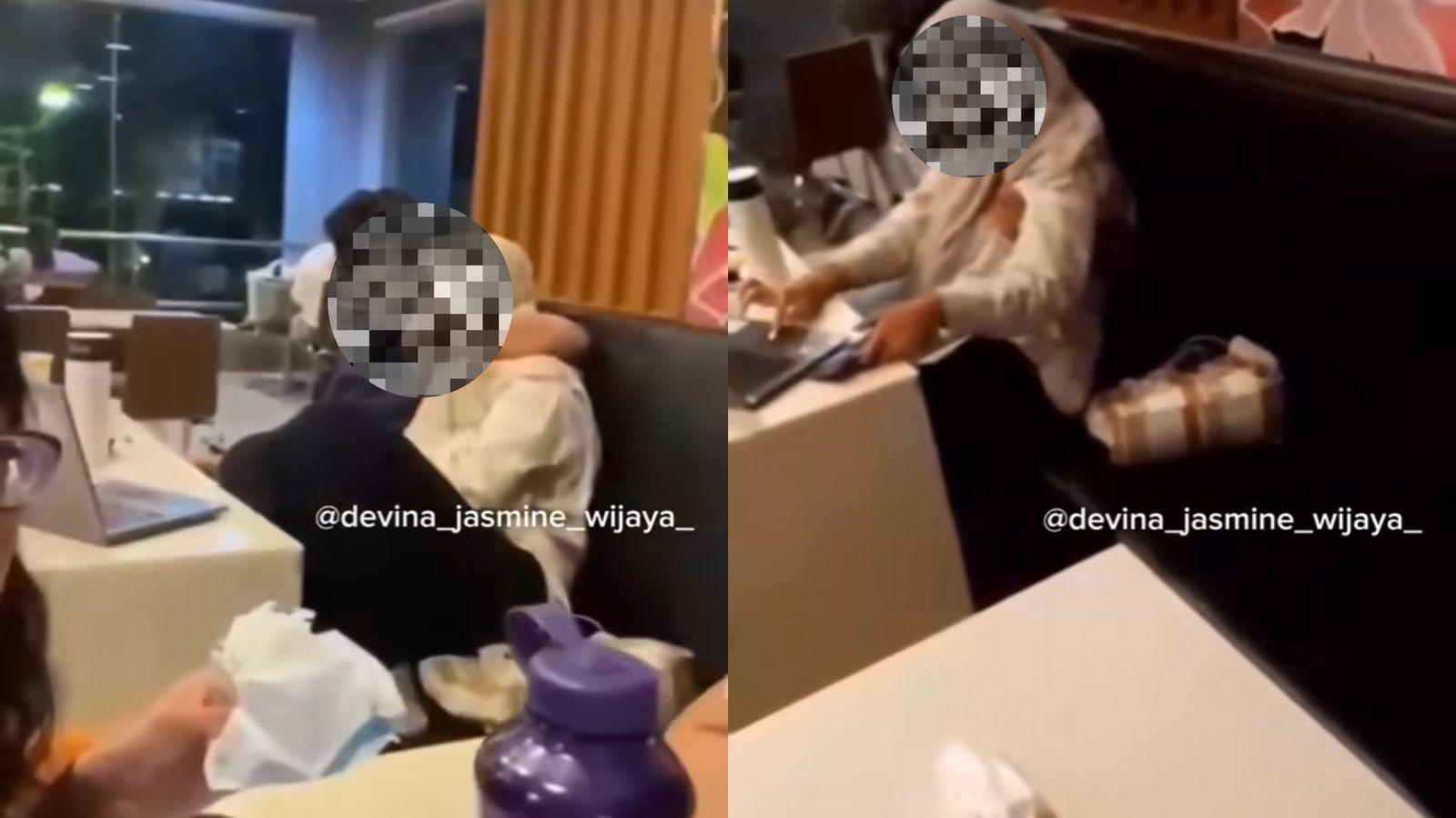 Viral, Terekam Aksi Tak Senonoh 2 Pasangan Muda di Tempat Makan di Jogja, Warganet: Ga Punya Malu!