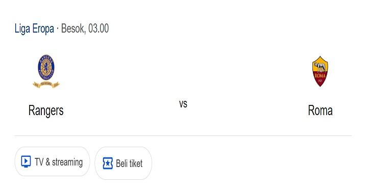 Prediksi Skor dan Susunan Pemain Rangers VS Roma, Adu tajam Miovski dan Dovbyk
