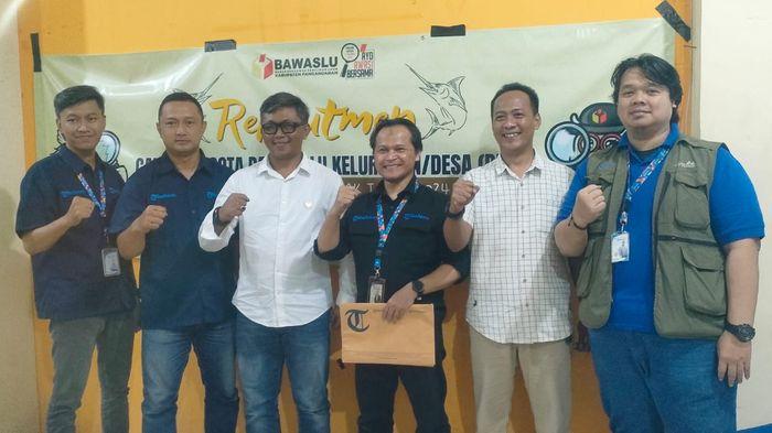 Tribun Jabar dan Tribun Priangan Sambangi Bawaslu Kabupaten Pangandaran