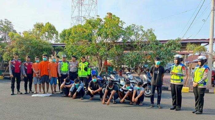 Polisi Amankan Remaja Pembalap Liar dan 9 Sepmor Knalpot Brong, Juga Buka Nomor Aduan