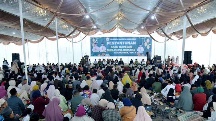 Suasana buka puasa bersama Pemkab Bener Meriah di Pendopo Bupati, Redelong Selasa (17/3/2026).