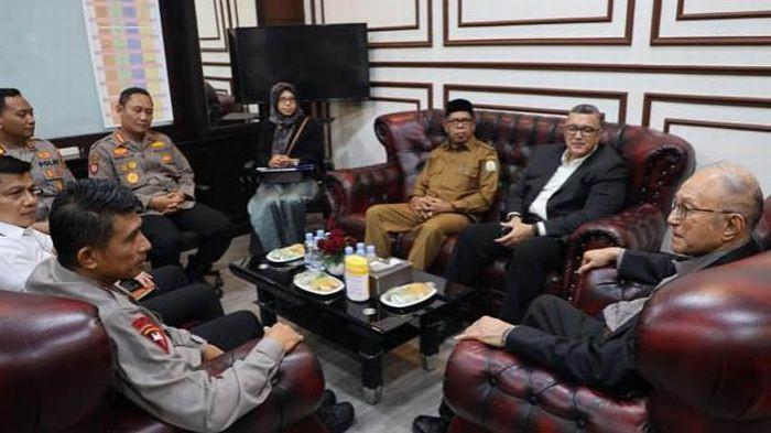 Wali Nanggroe dan Kapolda Aceh Bahas Ancaman Banjir dan Cuaca Ekstrem
