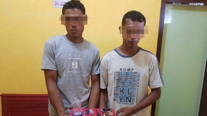 Gemetaran Saat Digeledah, Dua Pemuda Ternyata Simpan Sabu