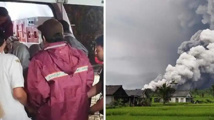 Pasutri Asal Kediri Alami Luka Bakar 20 Persen Terkena Awan Panas Eerupsi Semeru di Lumajang