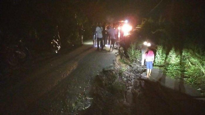 Hindari Jalan Amblas, Dua Sepmor Laga Kambing, Kedua Pengendara Luka Parah
