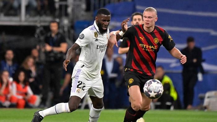 Real Madrid vs Manchester City, Antonio Rudiger Siap Matikan Lawan Erling Haaland