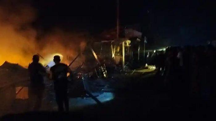 Empat Ruko di Aceh Timur Ludes Terbakar, Diduga Korsleting Listrik