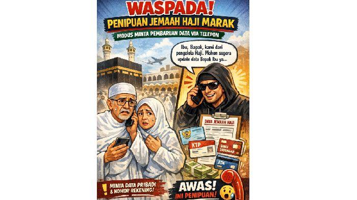 Waspada! Penipuan Jemaah Haji Marak, Modus Minta Pembaruan Data via Telepon