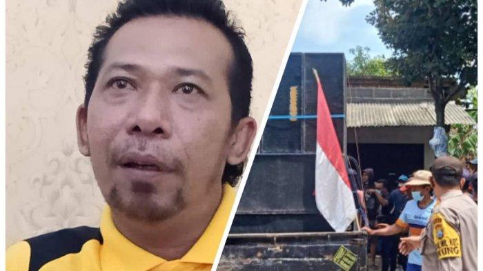 Polisi-saat-mengamankan-demo-di-Balai-Desa-Bakalanpule-untuk-menuntut.jpg