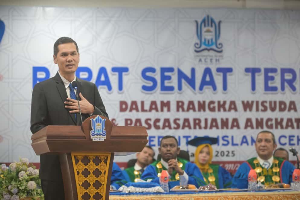 Sekda Nasir Hadiri Wisuda di Universitas Islam Aceh, Ini Pengharapannya