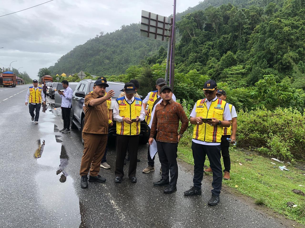 Respon Cepat Usulan Gubernur Aceh, Tim Pusat Turun Ke Lokasi Pembangunan Terowongan Geurutee