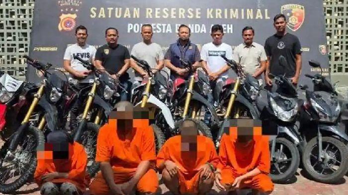 Pasutri di Banda Aceh Ditangkap Polisi, Diduga Jadi Penadah Motor Curian