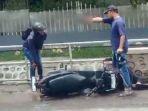 Aipda Andik Gagalkan Aksi Begal, Aksi Heroik Anggota Polres Probolinggo Ini Terekam CCTV