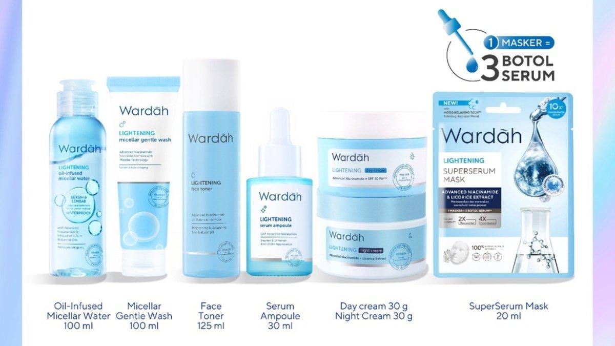 13 Daftar Skincare Wardah Lightening yang Efektif untuk Mencerahkan, Toner, Serum, hingga Exfoliator
