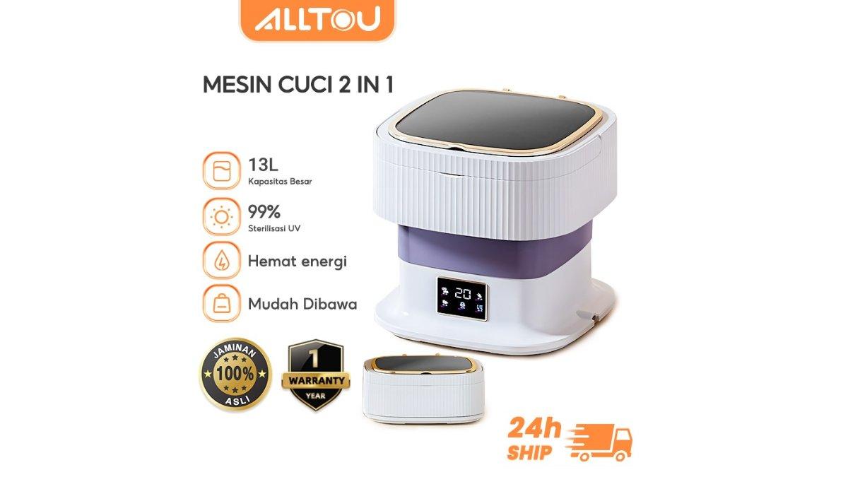 ALLTOU Mesin Cuci Mini Portable 13L