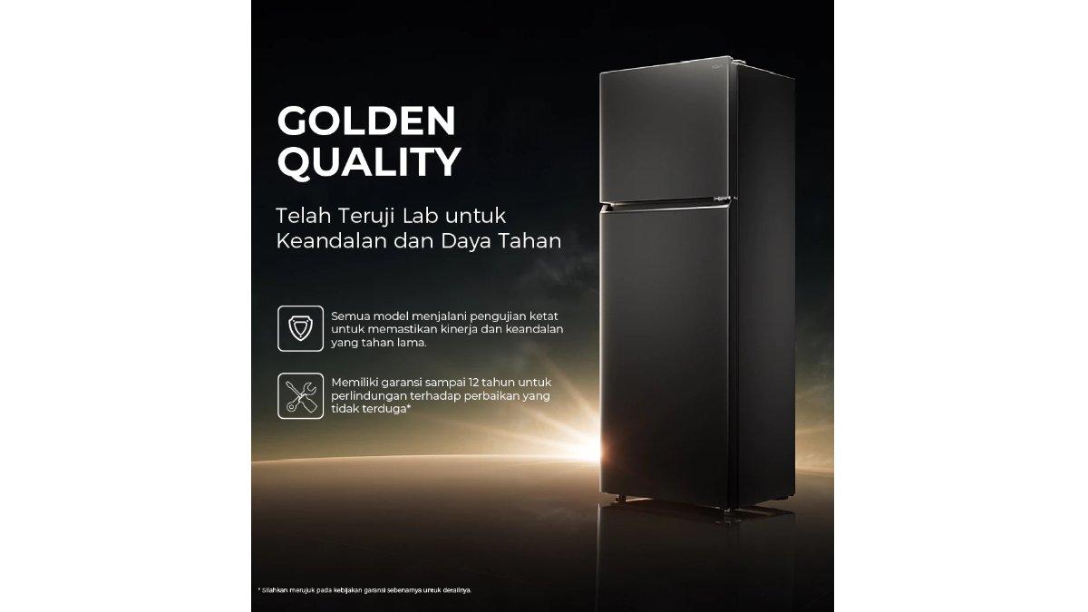 AQUA AQR-DTM285CBP Kulkas 2 Door 225L