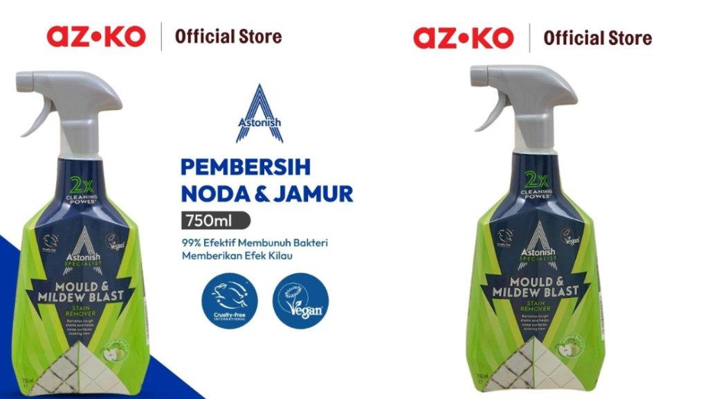 AZKO Astonish Pembersih Jamur Dan Lumut 750 ml Mold And Mildew Stain Remover Cairan Penghilang Lumut Jamur