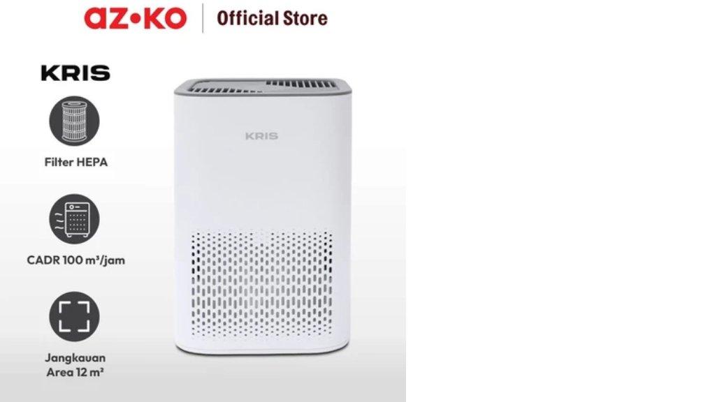 AZKO Kris 12 m2 Personal Air Purifier Cadr 100 m3/Jam - Putih