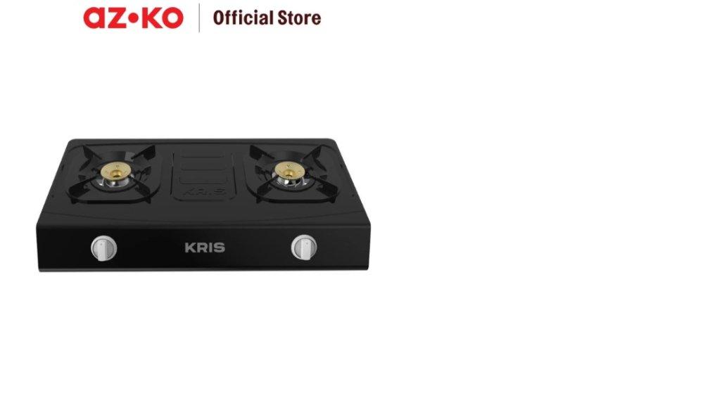 AZKO Kris Kompor Gas 2 Tungku - Hitam Gas Stove